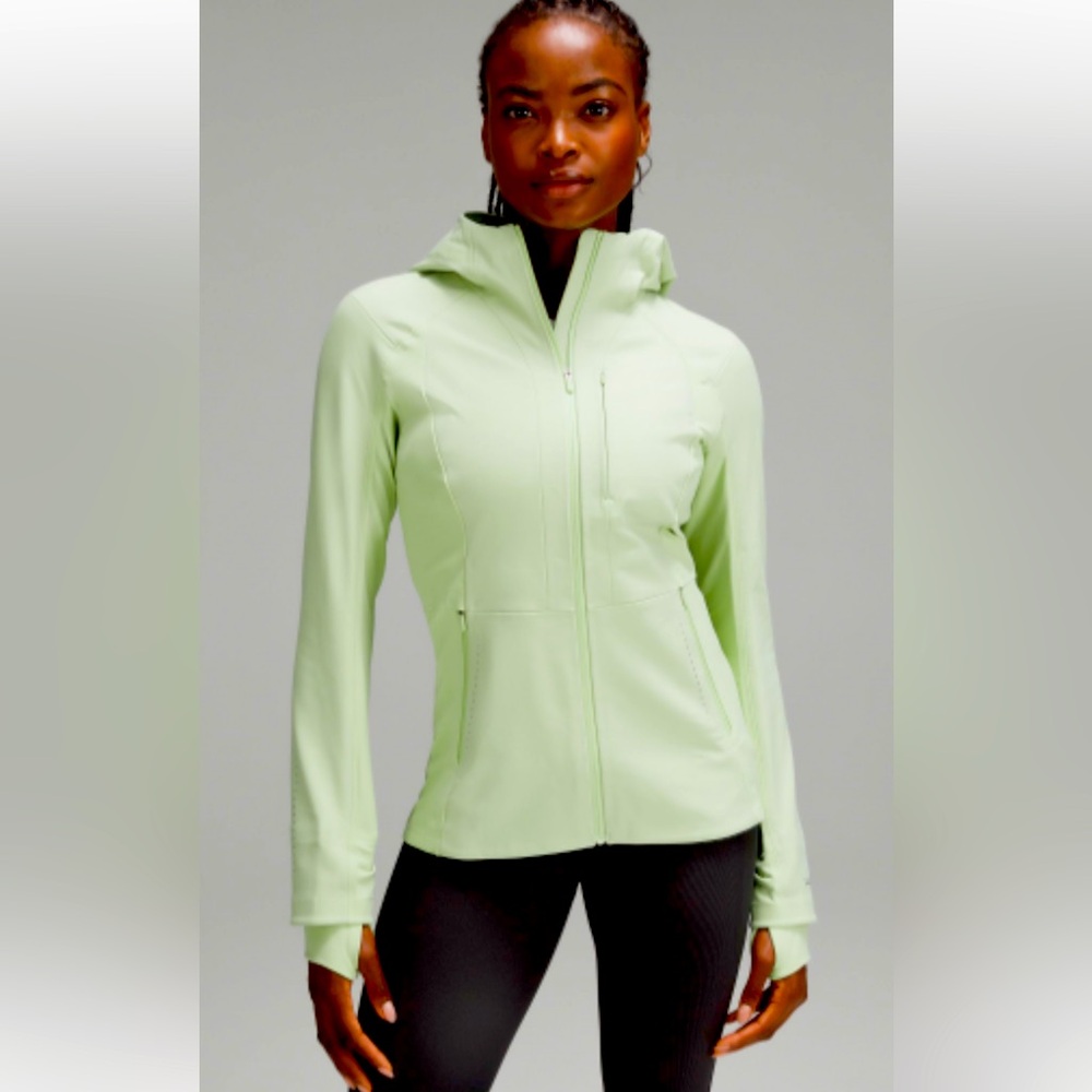 NWT Lululemon Cross Chill jacket Repel shield- creamy mint
